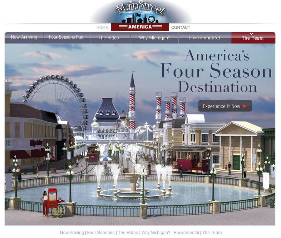 Main Street America Amusement Park (Cancelled) - Recovered From Old Website For Park (newer photo)